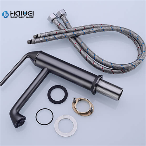 wall mounted basin faucet matte black