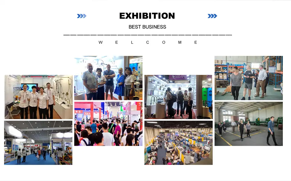 HaiWei faucet manufacturer exhibition, customer visit and factory tour photos