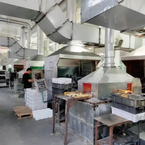 Gravity casting process for faucet body manufacturing