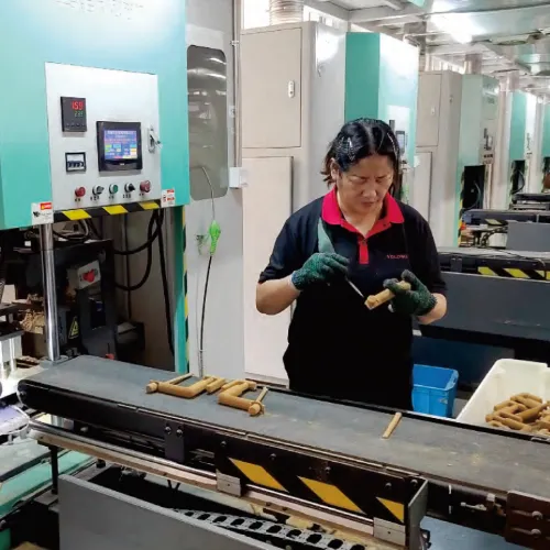 Sand core making for faucet production