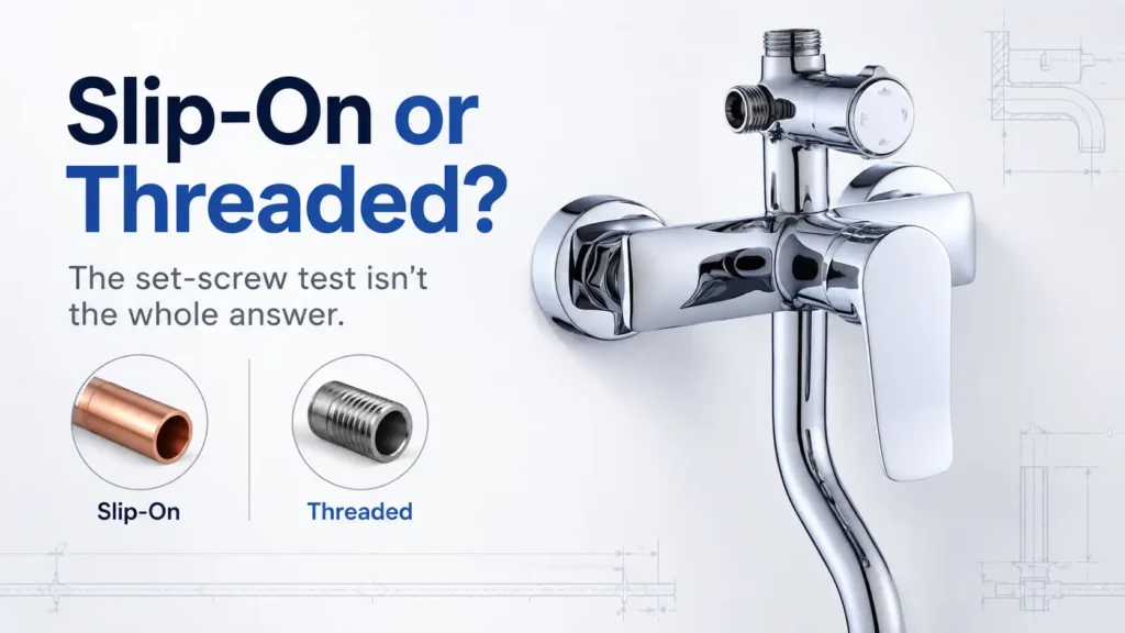 Slip-On or Threaded Tub Spout? The Set-Screw Test Isn’t the Whole Answer