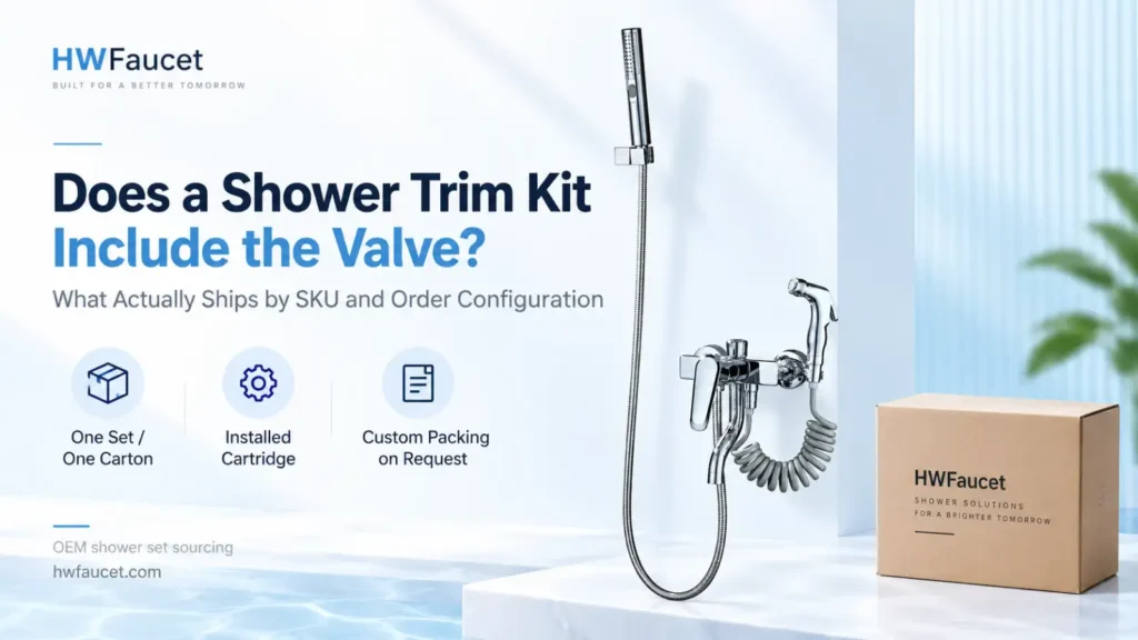 Shower Trim Kit With Valve: What Actually Ships by SKU and Order Configuration